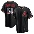 Arizona Diamondbacks #51 Randy Johnson Player Black HOLBERT USA 250 Fourth of July Game Home Stitched Jerseys