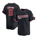 Washington Nationals #5 CJ Abrams Navy HOLBERT 2024 Alternate Limited Stitched Jersey