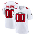 Custom A.Falcons White HOLBERT Game Jersey 2