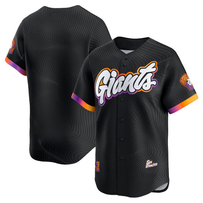 San Francisco Giants Blank Anthracite HOLBERT 2025 City Connect Limited Stitched Jersey