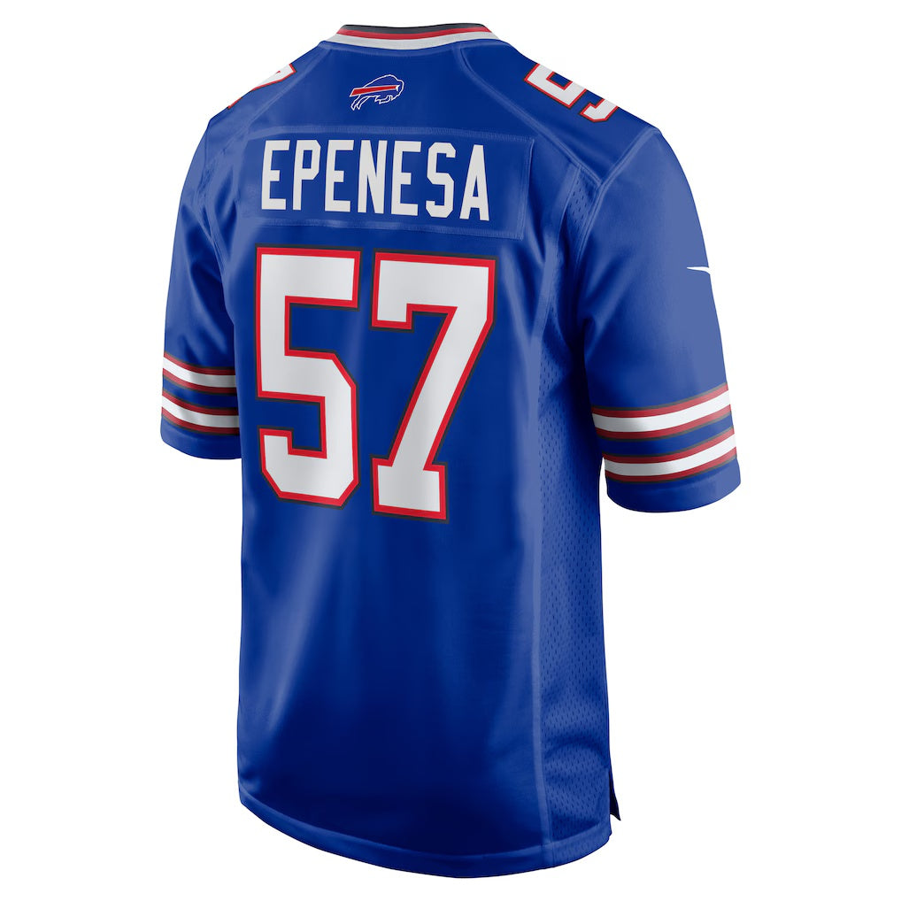 B.Bills #57 A.J. Epenesa Royal HOLBERT Game Player Jersey