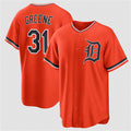 Detroit Tigers #31 Riley Greene Orange HOLBERT Alternate Stitched Jersey