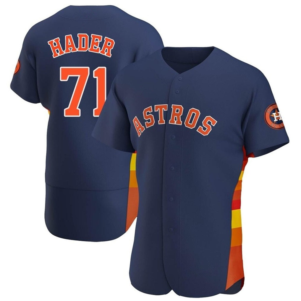 Houston Astros #71 Josh Hader Player Navy HOLBERT Limited Elite Home Stitched Jerseys