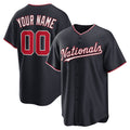 Custom Washington Nationals Navy HOLBERT Alternate Replica Jersey