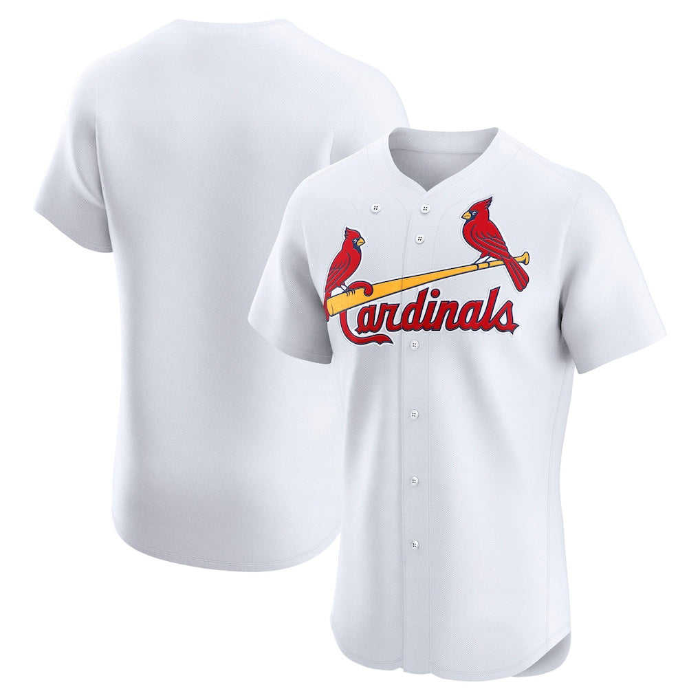 St. Louis Cardinals White HOLBERT Home Elite Jersey