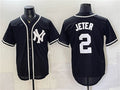 New York Yankees #2 Derek Jeter 2026 Fashion Replica Black HOLBERT Out Stitched Jersey