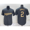 Minnesota Twins #2 Luis Arraez Charcoal HOLBERT 2022 All-Star Cool Base Stitched Jersey