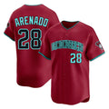 Arizona Diamondbacks #28 Nolan Arenado Player Red HOLBERT Limited Home Game Stitched Jerseys