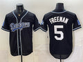 Los Angeles Dodgers #5 Freddie Freeman B2B Champs 2026 Black HOLBERT Out Style Vapor Limited Stitched Jersey