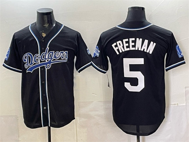Los Angeles Dodgers #5 Freddie Freeman B2B Champs 2026 Black HOLBERT Out Style Vapor Limited Stitched Jersey