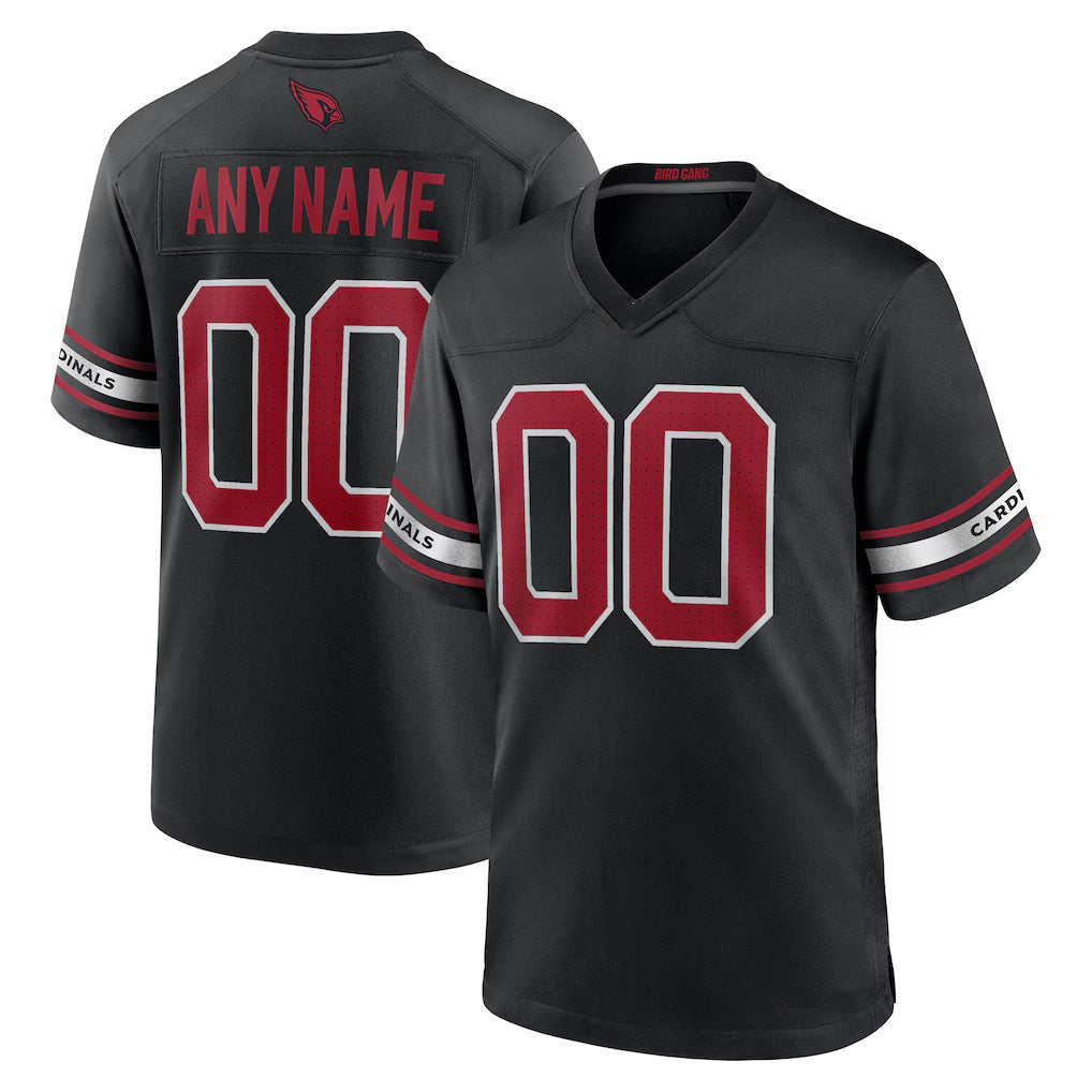Custom A.Cardinals Black HOLBERT Alternate Game Jersey