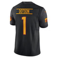 W.Commanders #1 Jahan Dotson Alternate Vapor F.U.S.E. Limited Jersey - Black HOLBERT