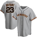 San Francisco Giants #23 Kris Bryant Gray HOLBERT Cool Base Jersey
