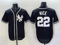 New York Yankees #22 Ben Rice 2026 Fashion Replica Black HOLBERT Out Stitched Jersey