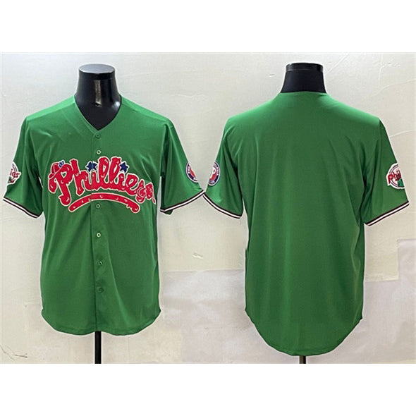 Philadelphia Phillies Blank Green HOLBERT Phanatic Limited Stitched Jersey