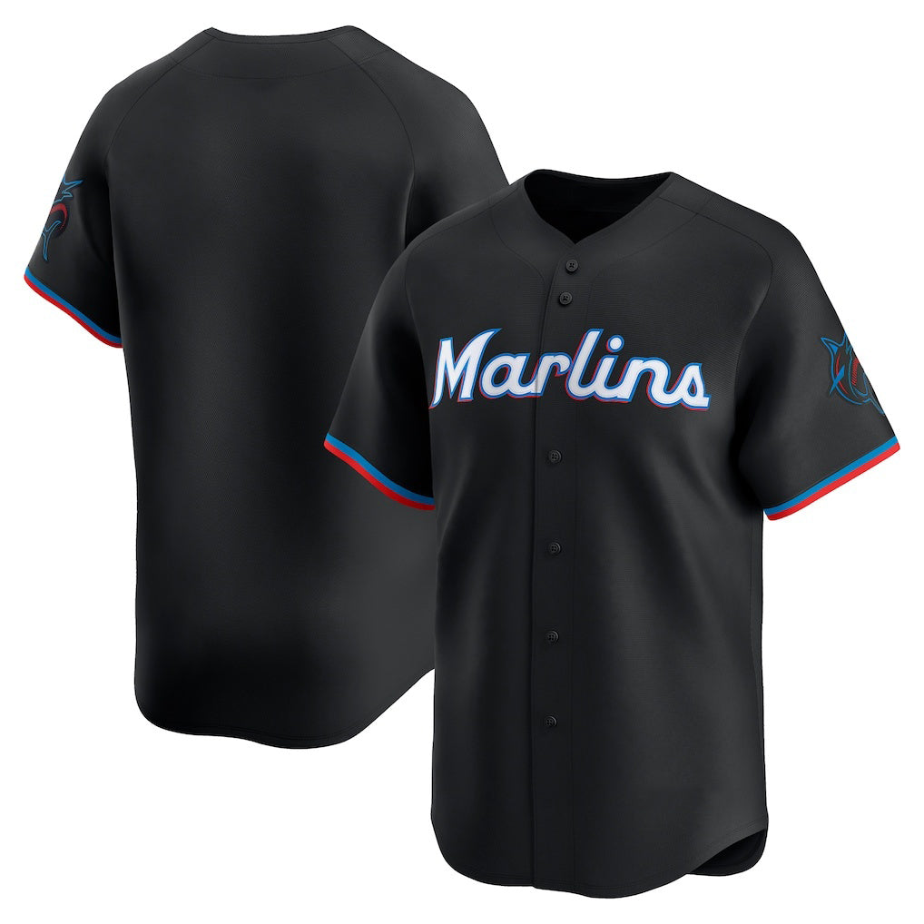 Miami Marlins Black HOLBERT Alternate Limited Jersey