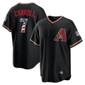 Arizona Diamondbacks #7 Corbin Carroll Player Black HOLBERT USA 250 Fourth of July Game Home Stitched Jerseys