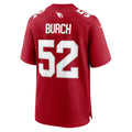 A.Cardinals #52 Jordan Burch Cardinal HOLBERT Team Game Jersey