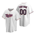 Custom Minnesota Twins White HOLBERT Stitched Cool Base Home Jersey