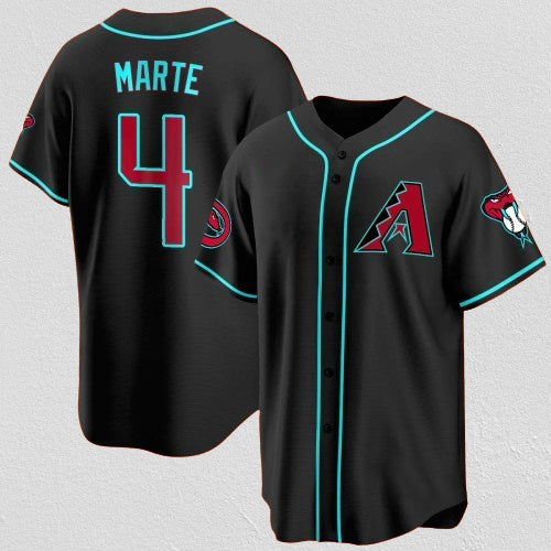 Arizona Diamondbacks #4 Ketel Marte Black HOLBERT 2024 Cool Base Stitched Jersey
