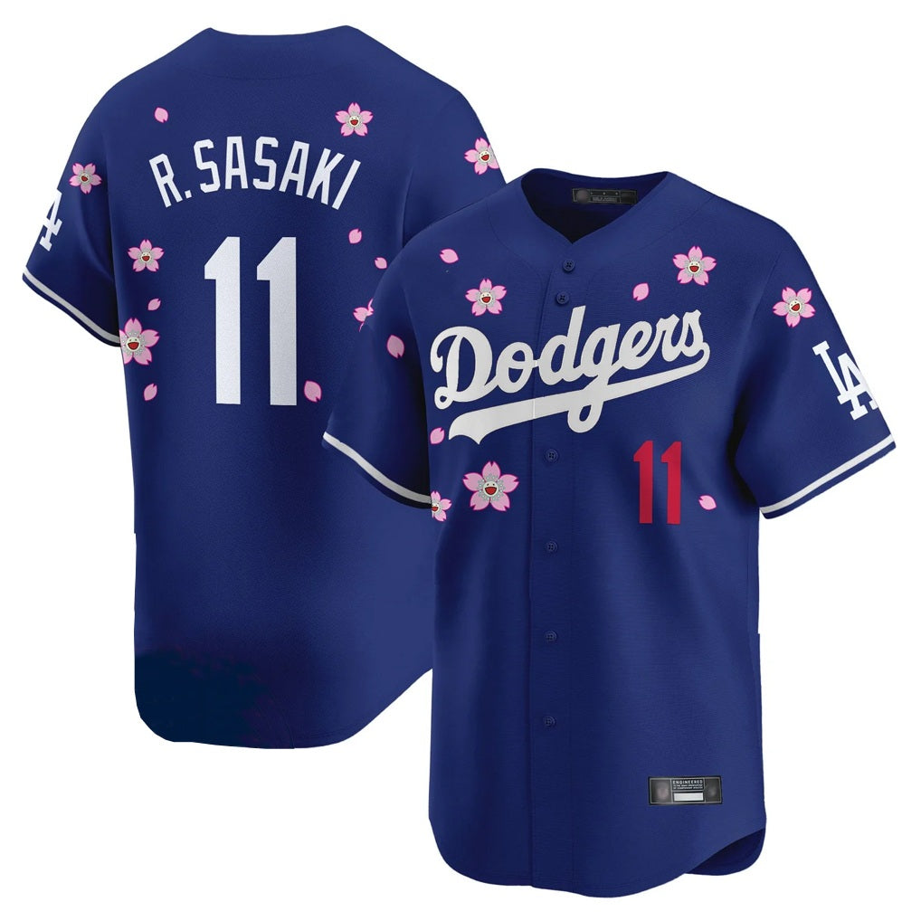 Los Angeles Dodgers #11 Roki Sasaki Player Royal HOLBERT Tokyo Series Vapor Premier Limited Stitched Jerseys
