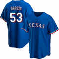 Texas Rangers #53 Adolis Garcia Blue HOLBERT Cool Base Stitched Jersey