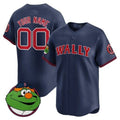 Custom Boston Red Sox Wally Vapor Premier Limited Jersey ¨C Navy HOLBERT