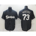 Chicago White Sox #73 Yermin Mercedes City Edition Black HOLBERT Game 2021 Jerseys