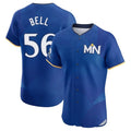 Minnesota Twins #56 Josh Bell Player Royal HOLBERTCity Connect Limited Elite Home Stitched Jerseys