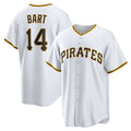 Pittsburgh Pirates #14 Joey Bart White HOLBERT Home Replica Jersey
