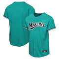Miami Marlins Blank Player Teal HOLBERT Mitchell & Ness Cooperstown Collection Game Stitched Jerseys