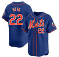 New York Mets #22 Juan Soto Royal HOLBERT 2024 Alternate Limited Stitched Jersey