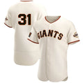 San Francisco Giants #31 LaMonte Wade Jr Cream HOLBERT 2021 Home Player Jersey