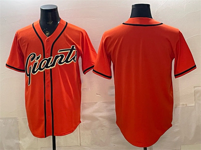 San Francisco Giants Blank Orange HOLBERT Cool Base Stitched Jersey