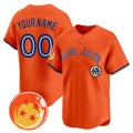 Custom Toronto Blue Jays x Dragon Ball Orange HOLBERT Vapor Premier Limited Jersey - All Stitched