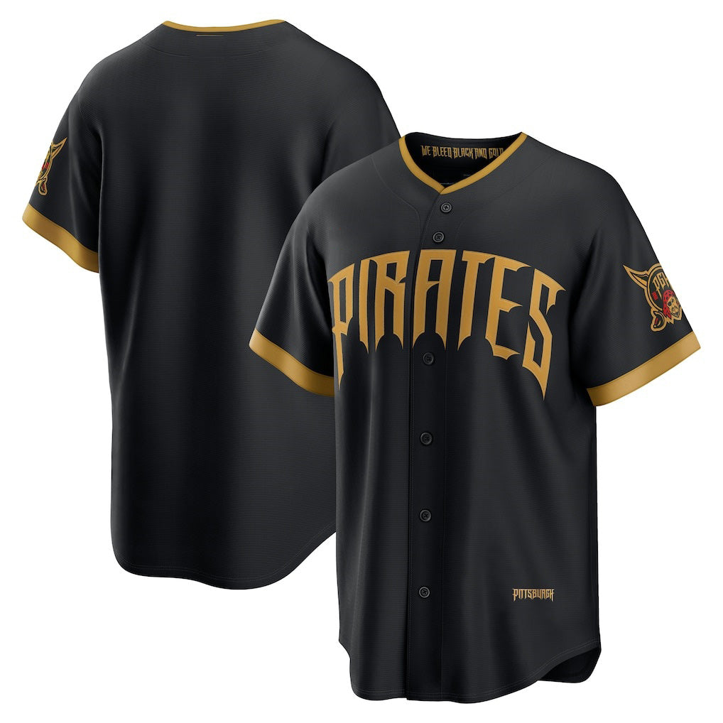 Pittsburgh Pirates Black HOLBERT 2026 City Connect Stadium Jersey