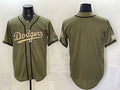 Los Angeles Dodgers Blank Olive HOLBERT 2026 Armed Forces Day Stitched Jersey 2
