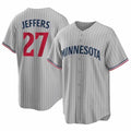 Minnesota Twins #27 Ryan Jeffers Player Gray HOLBERTGame Limited Home Stitched Jerseys
