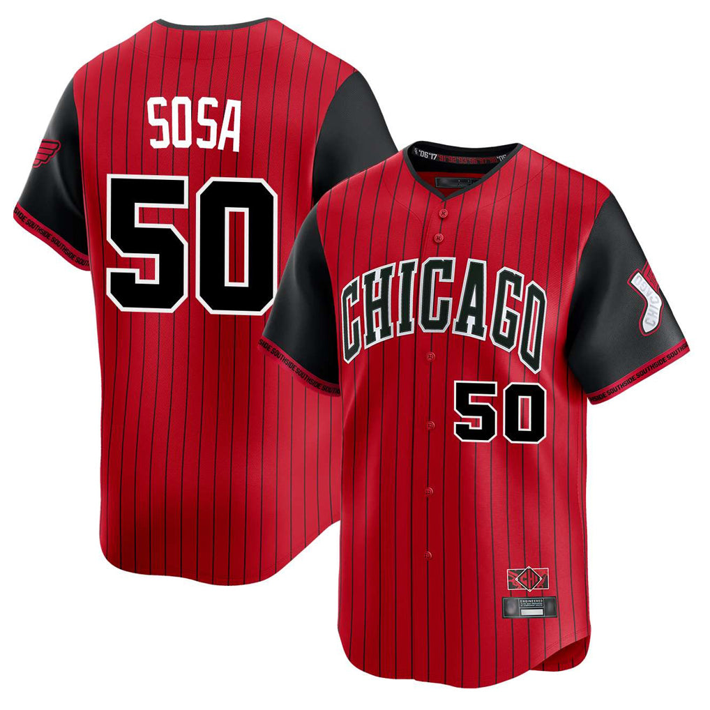 Chicago White Sox #50 Lenyn Sosa Player Red HOLBERT City Connect Limited Home Stitched Jerseys