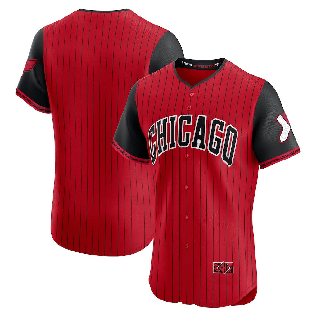 Chicago White Sox Red-Black HOLBERT 2025 City Connect Elite Jersey