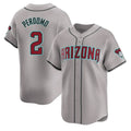 Arizona Diamondbacks #2 Geraldo Perdomo Player Gray HOLBERT Road Limited Home Game Stitched Jerseys