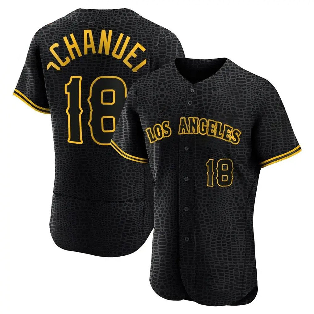 Los Angeles Angels #18 Nolan Schanuel Player Black HOLBERT Snake Skin City Limited Elite Home Stitched Jerseys