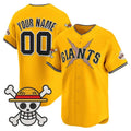 Custom San Francisco Giants x One Piece Gold HOLBERT Vapor Premier Limited Jersey - Stitched