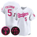 Los Angeles Dodgers #5 Freddie Freeman White HOLBERT 2026 Mother¡¯s Day Vapor Premier Limited Stitched Jersey
