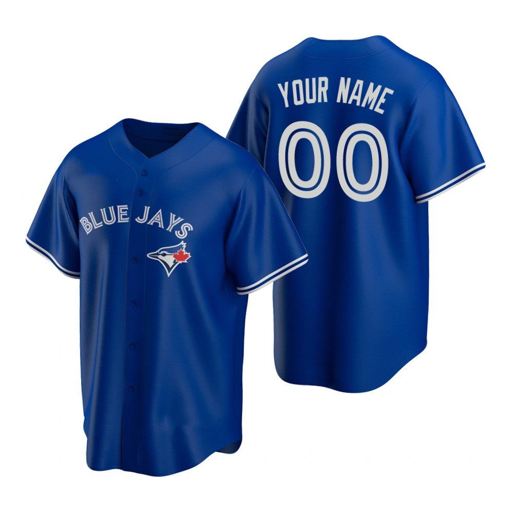 Custom Toronto Blue Jays Royal HOLBERT Stitched Cool Base Jersey