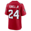 A.Falcons #24 A.J. Terrell Red HOLBERT Game Jersey