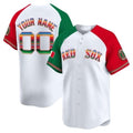 Custom Boston Red Sox Mexico White HOLBERT Vapor Premier Limited Jersey ¨C Aiternate