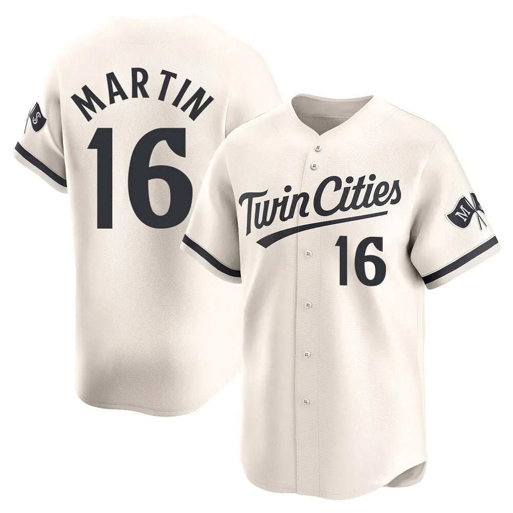 Minnesota Twins #16 Austin Martin Player Cream HOLBERTHome Limited Stitched Jerseys