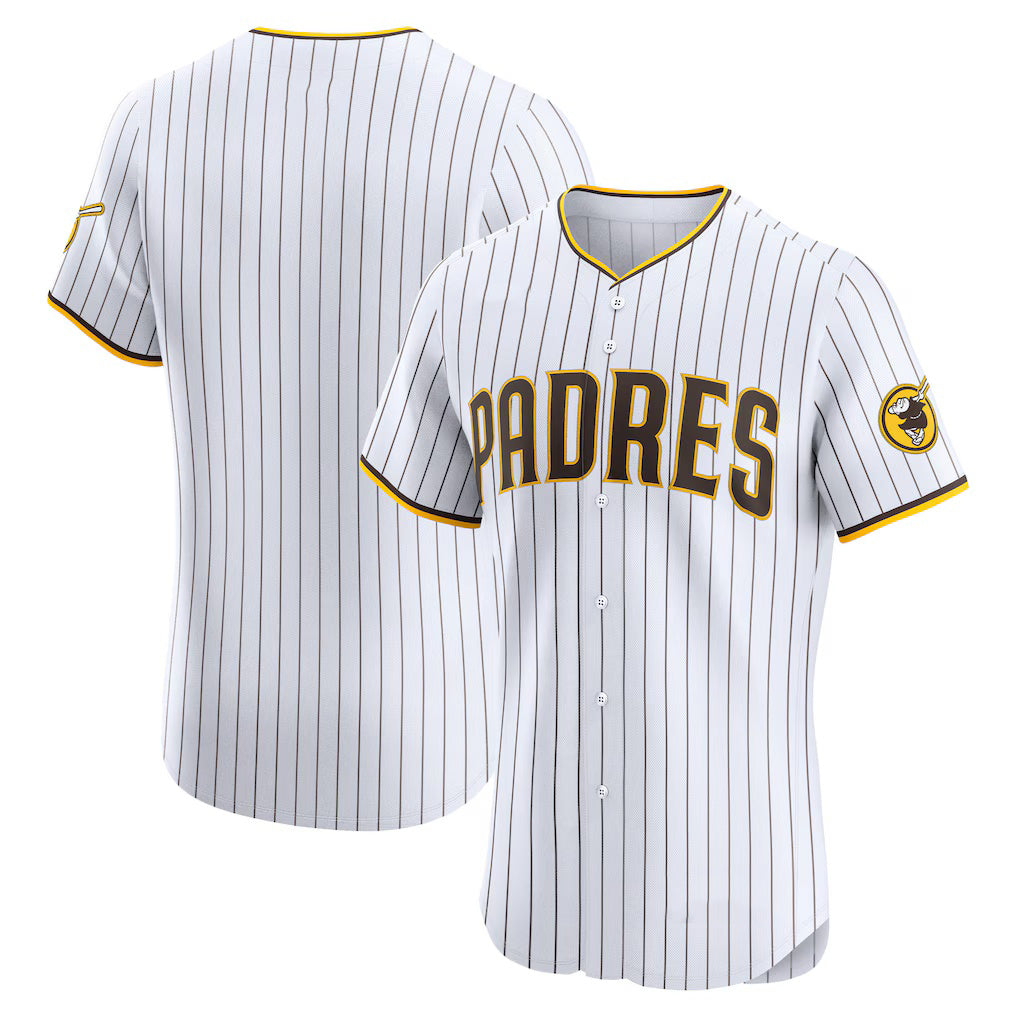 San Diego Padres White HOLBERT Home Elite Jersey