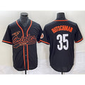 Baltimore Orioles #35 Adley Rutschman Black HOLBERT Cool Base Stitched Jersey
